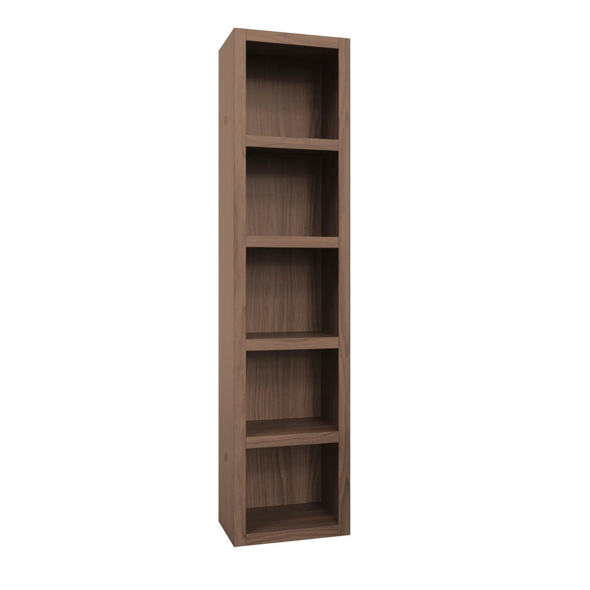 Brown Natural Wood Grain 85-in Tall Wooden Bookcase Shelf by Sharicks