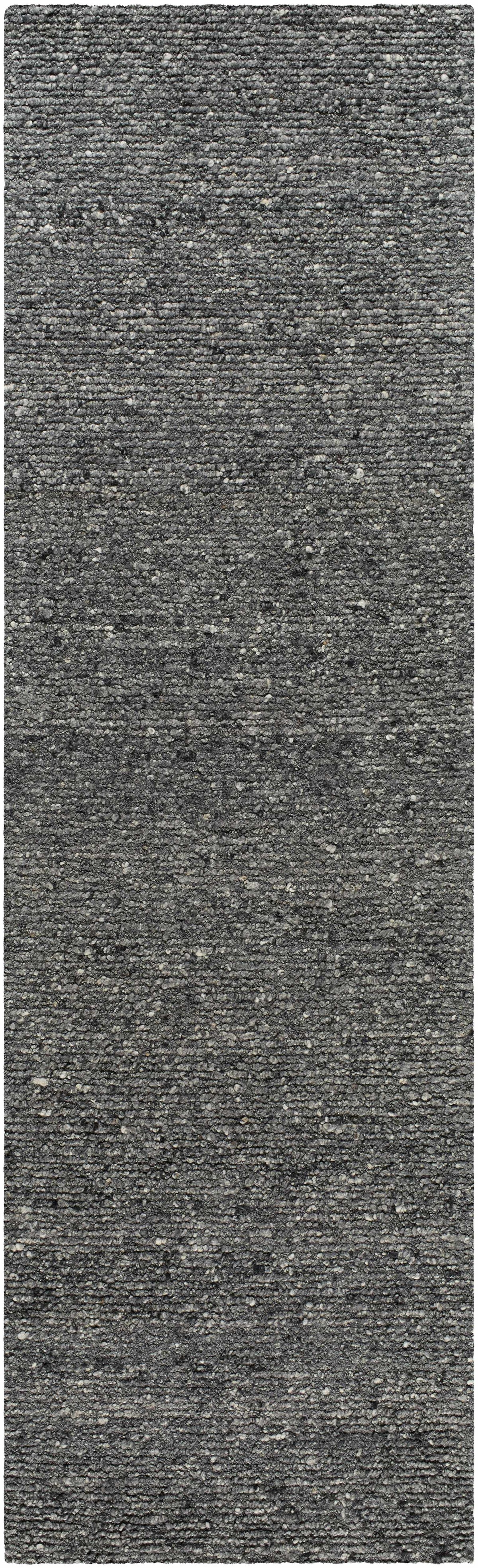 Winta Black Wool Area Rug, photo 9 of 10