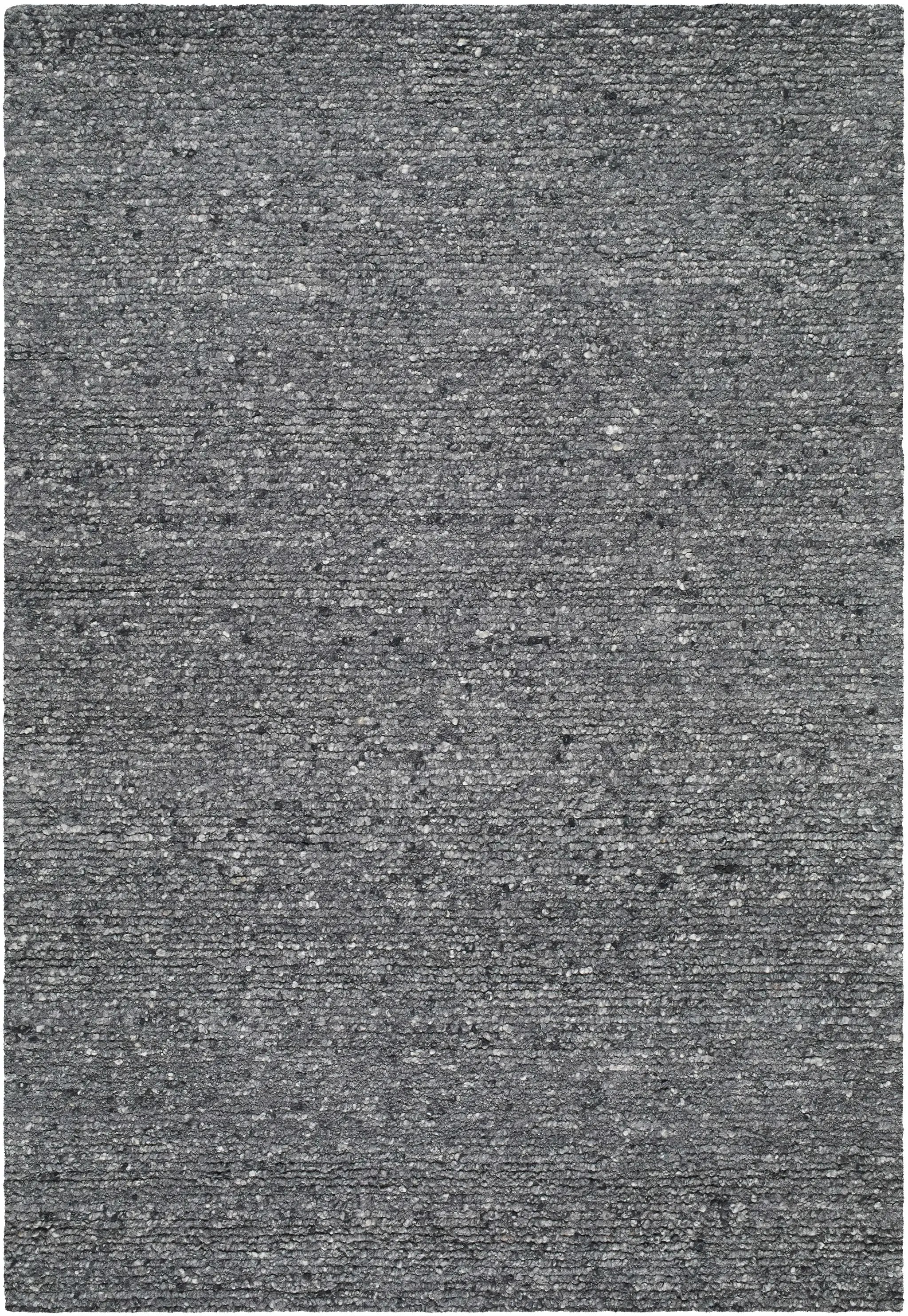 Winta Black Wool Area Rug by Boutique Rugs
