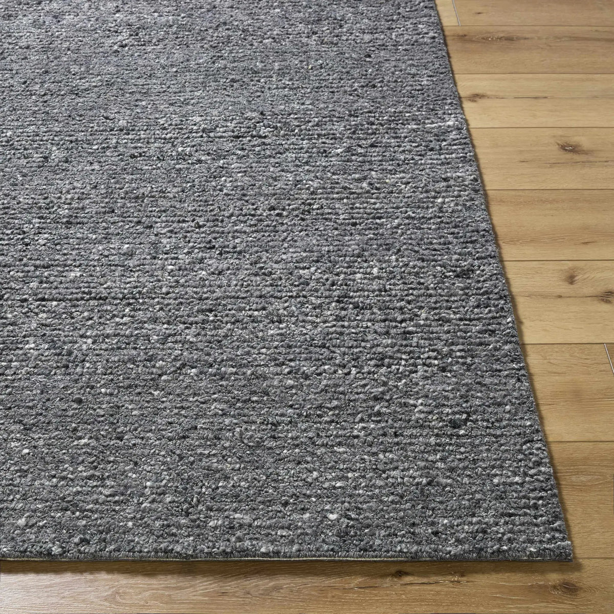 Winta Black Wool Area Rug, photo 4 of 10