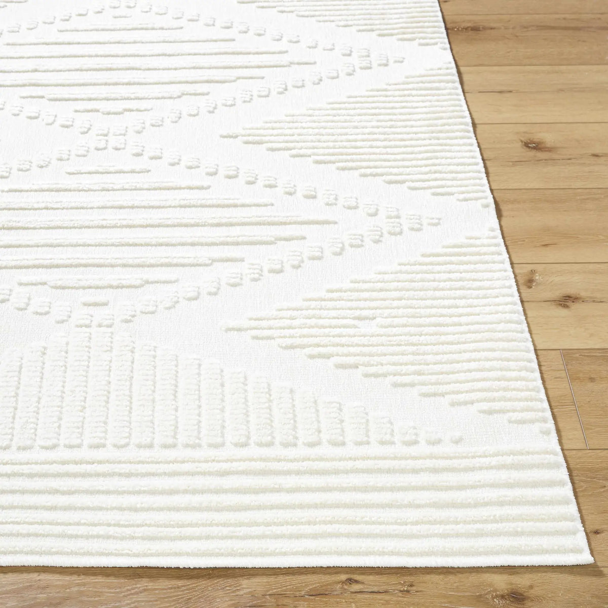 Annika Beige 3D Washable Area Rug, photo 5 of 7