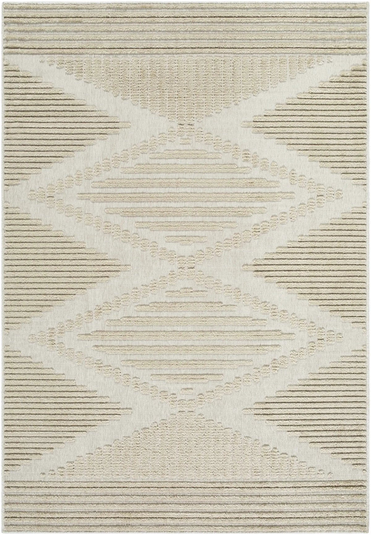 Annika Light Brown 3D Washable Area Rug