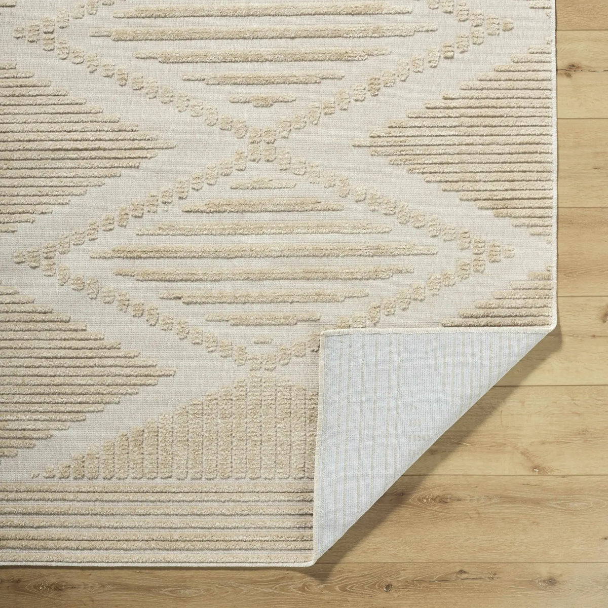 Annika Light Brown 3D Washable Area Rug, photo 5 of 6