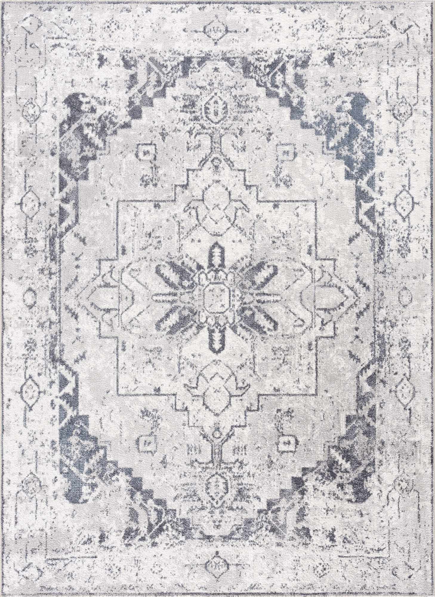 Hera Ivory Boutique Washable Rug - Clearance by Boutique Rugs
