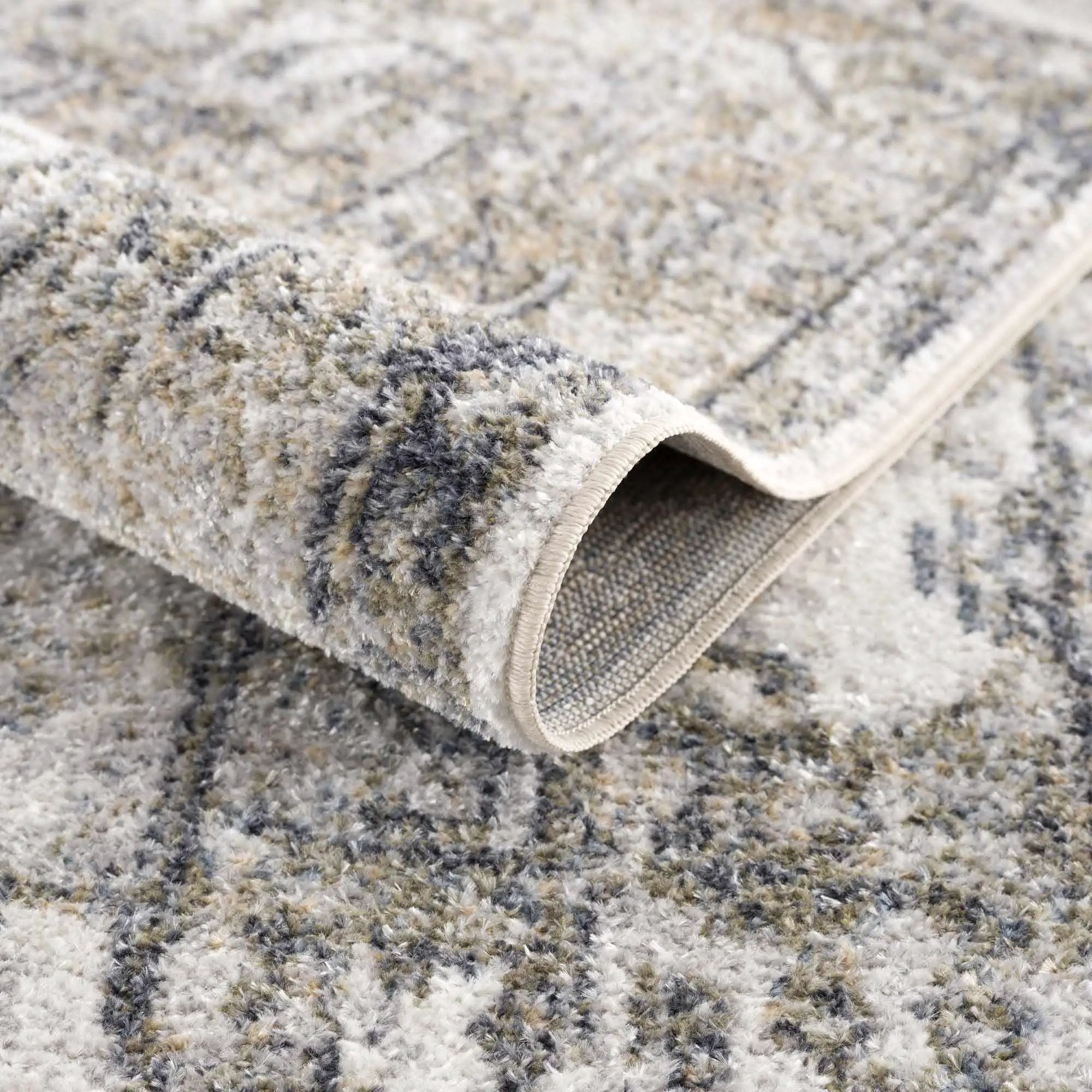 Hera Olive Boutique Washable Rug by Boutique Rugs