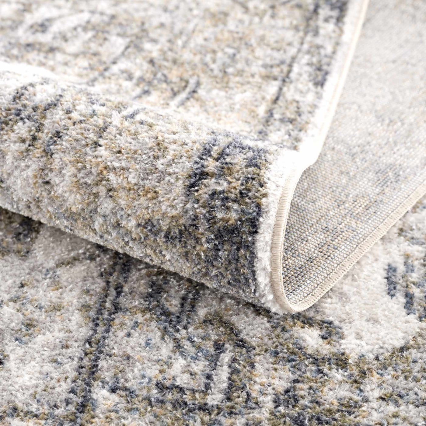 Hera Olive Boutique Washable Rug by Boutique Rugs