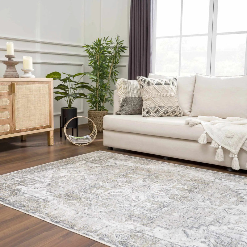 Hera Olive Boutique Washable Rug by Boutique Rugs
