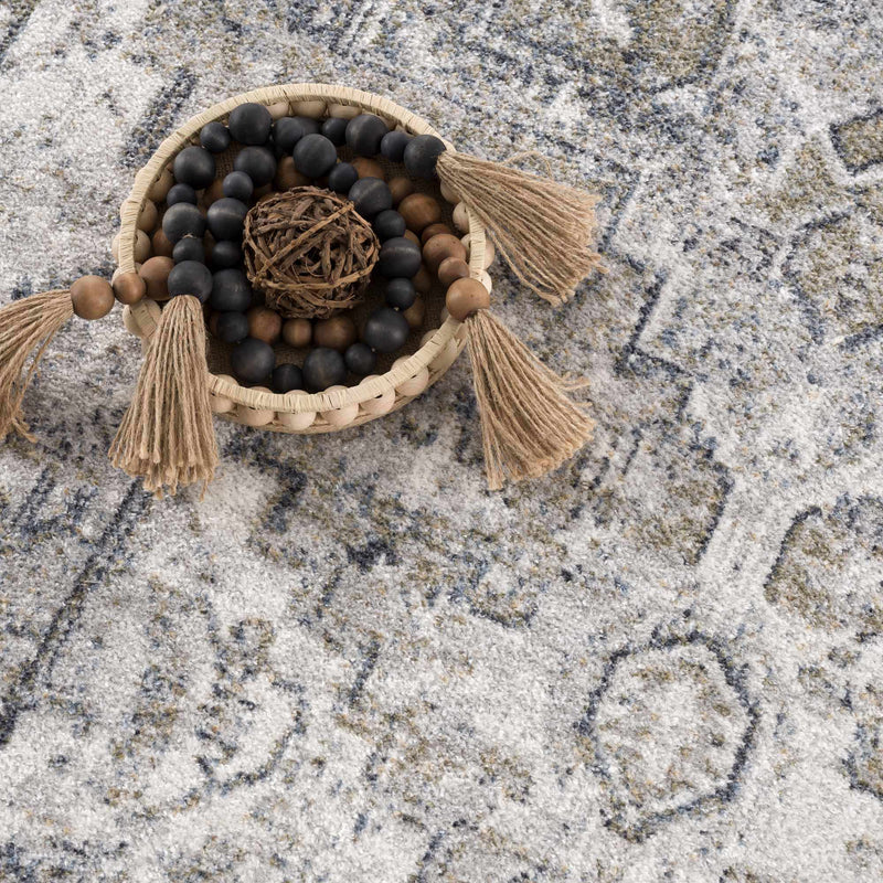 Hera Olive Boutique Washable Rug by Boutique Rugs