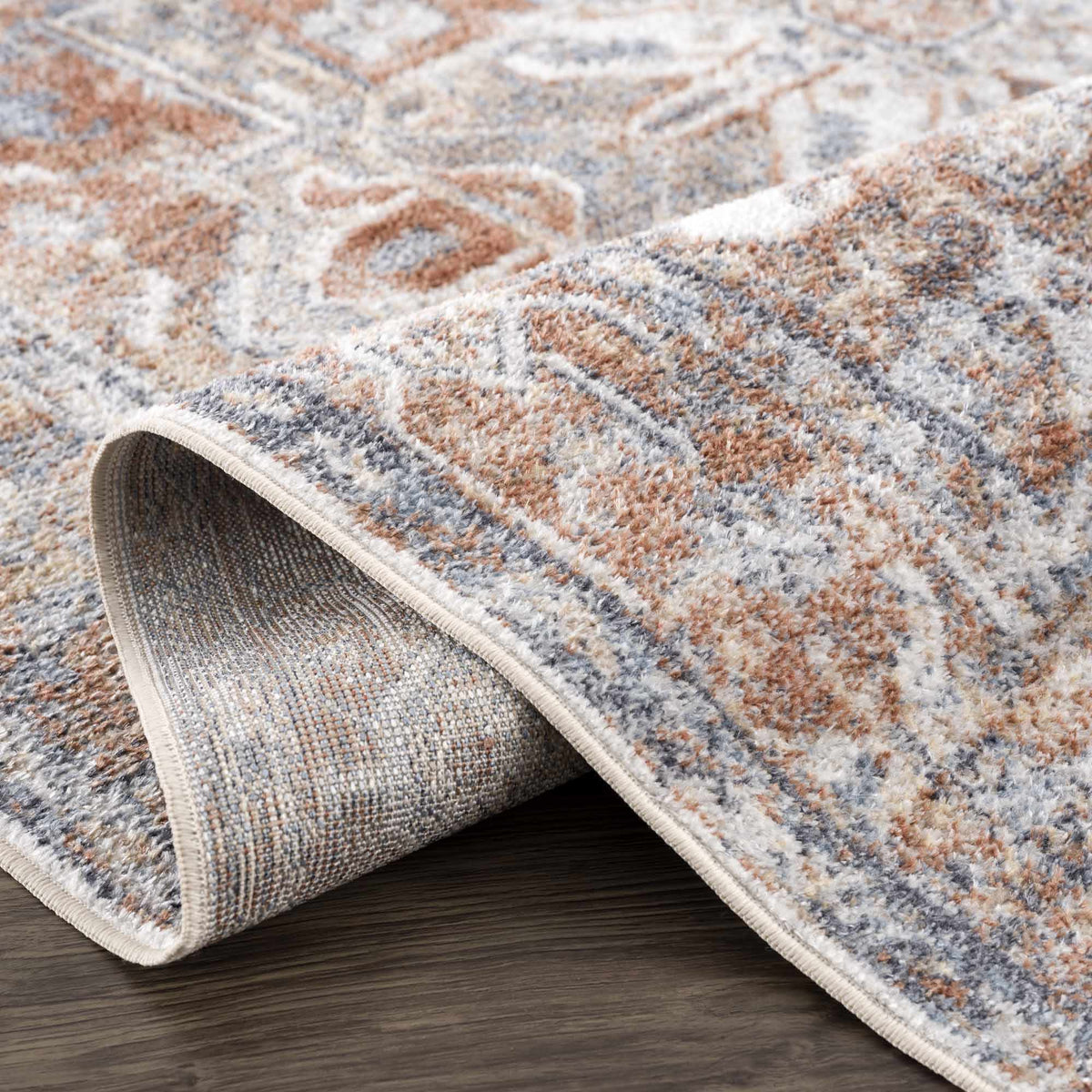 Rust Hera Washable Area Rug - Clearance, photo 20 of 22