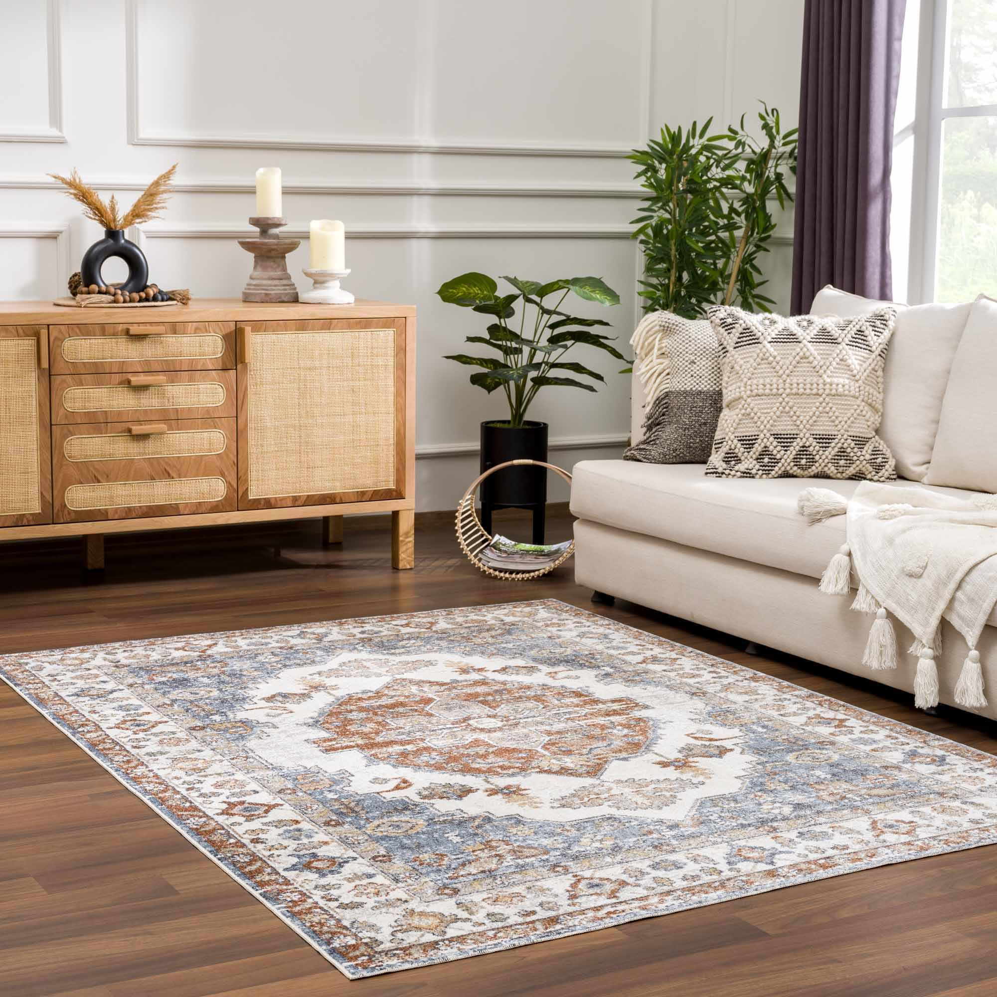 Ebbe Washable Area Rug - Clearance by Boutique Rugs