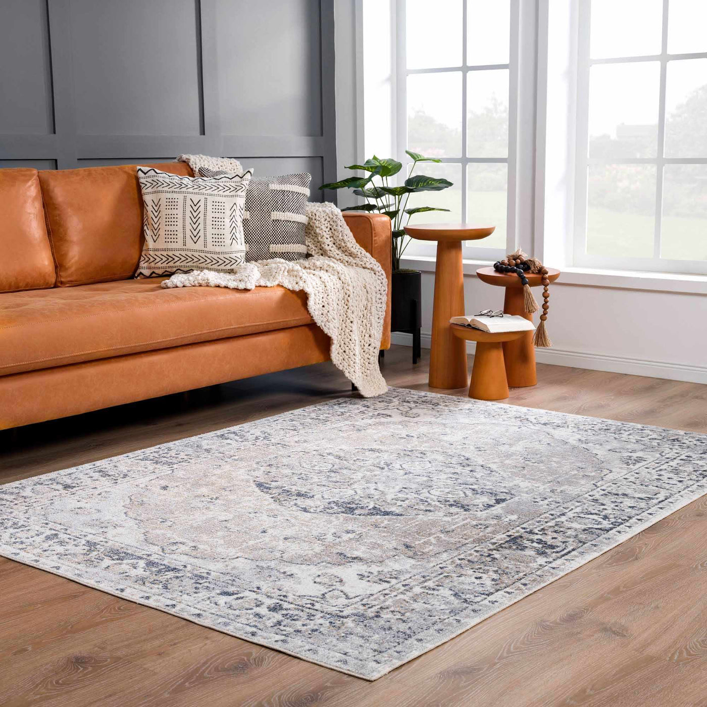 Rudo Flat Pile Washable Rug by Boutique Rugs