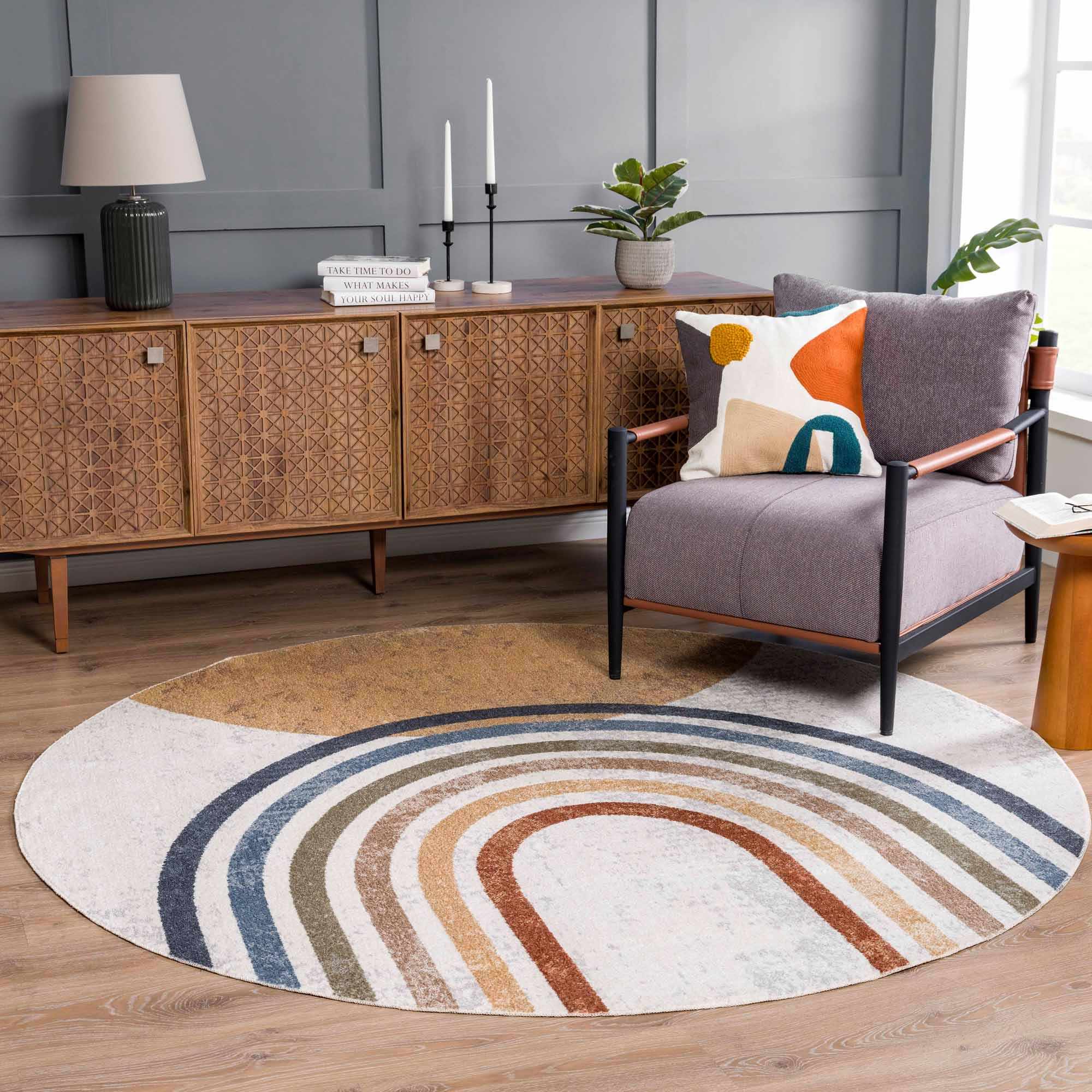 Giza Washable Area Rug by Boutique Rugs