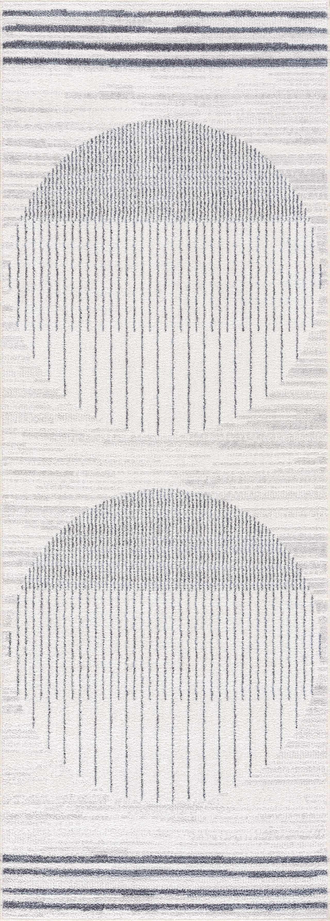Thad Medium Gray Washable Area Rug by Boutique Rugs