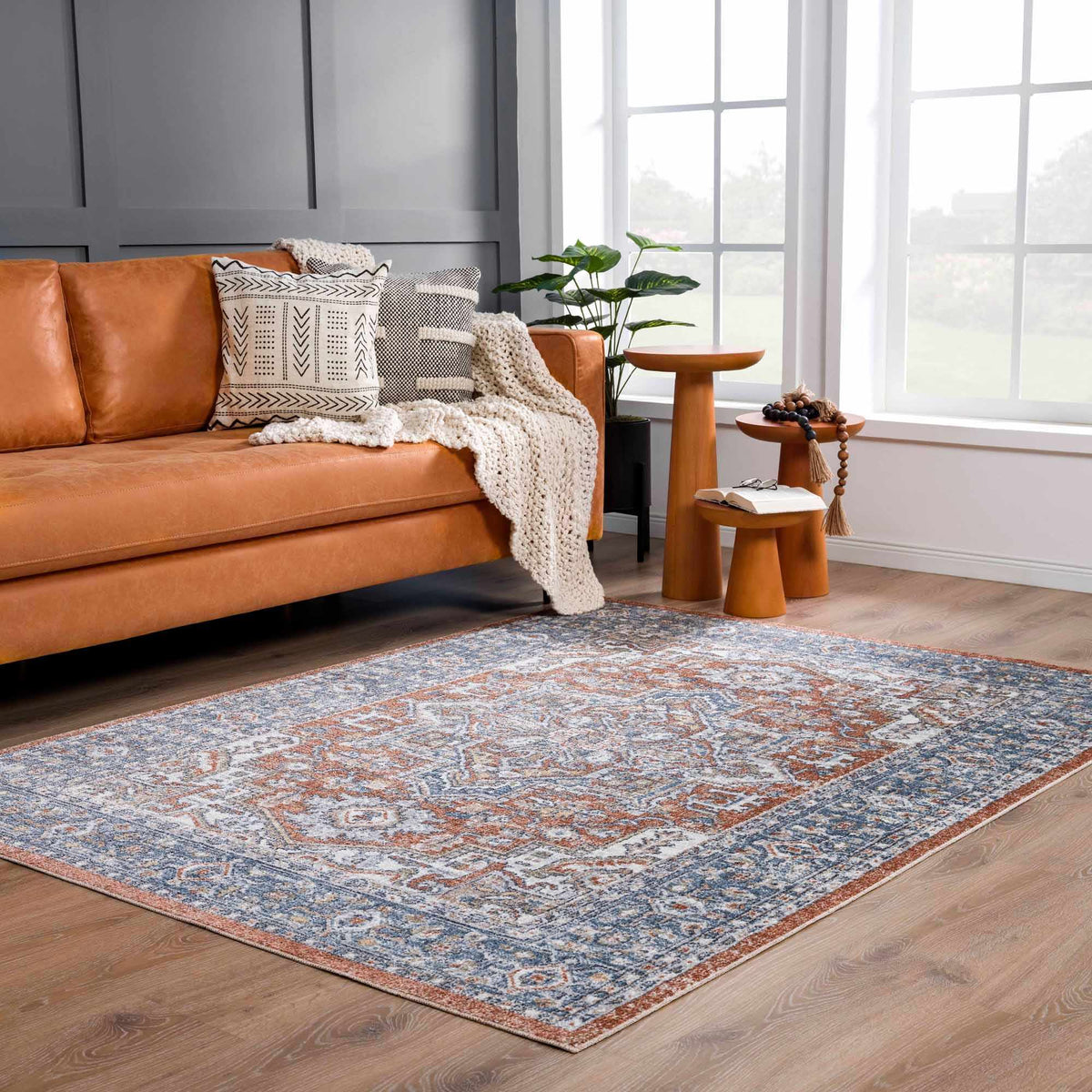 Ember Washable Area Rug - Clearance, installed in a room 4