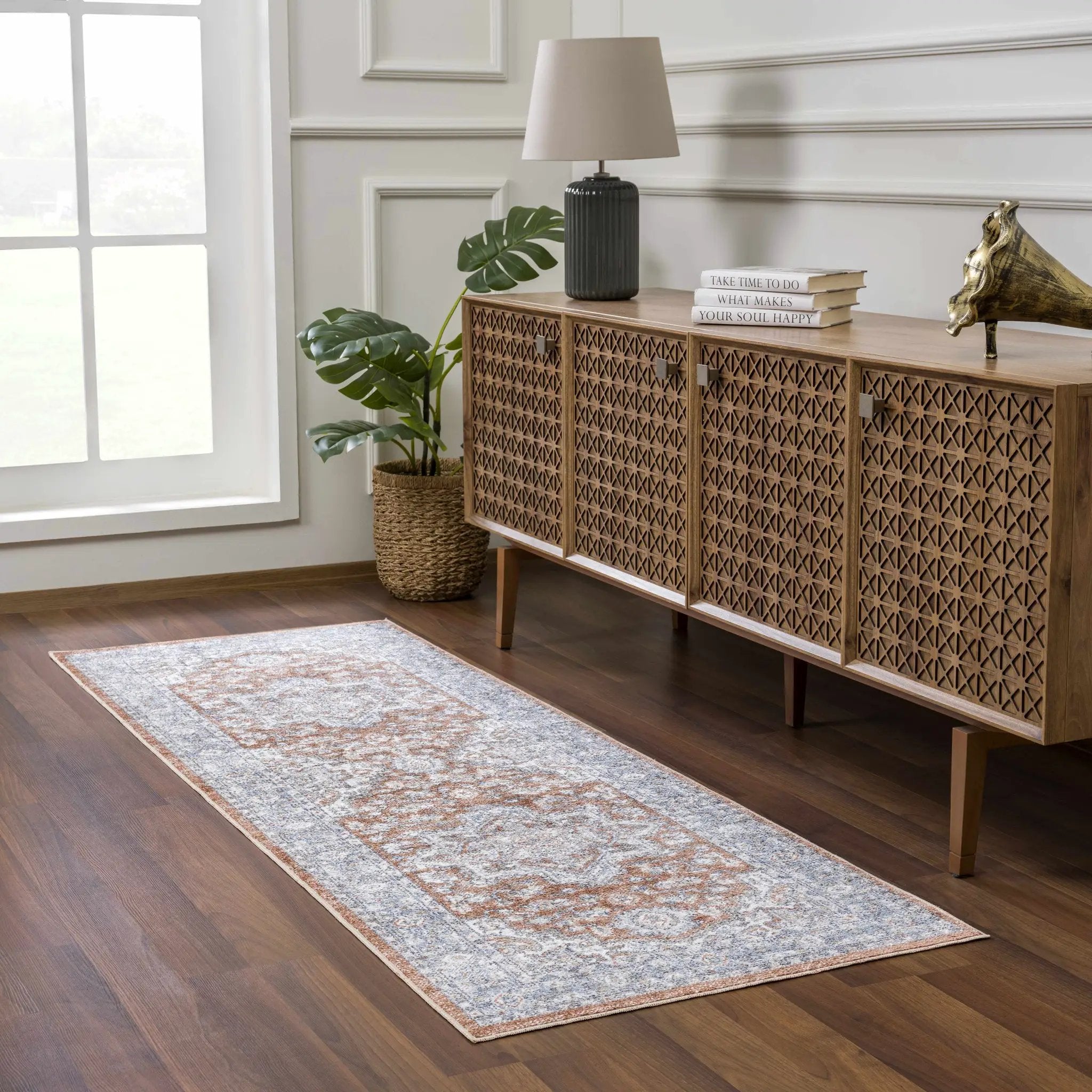 Ember Washable Area Rug - Clearance by Boutique Rugs