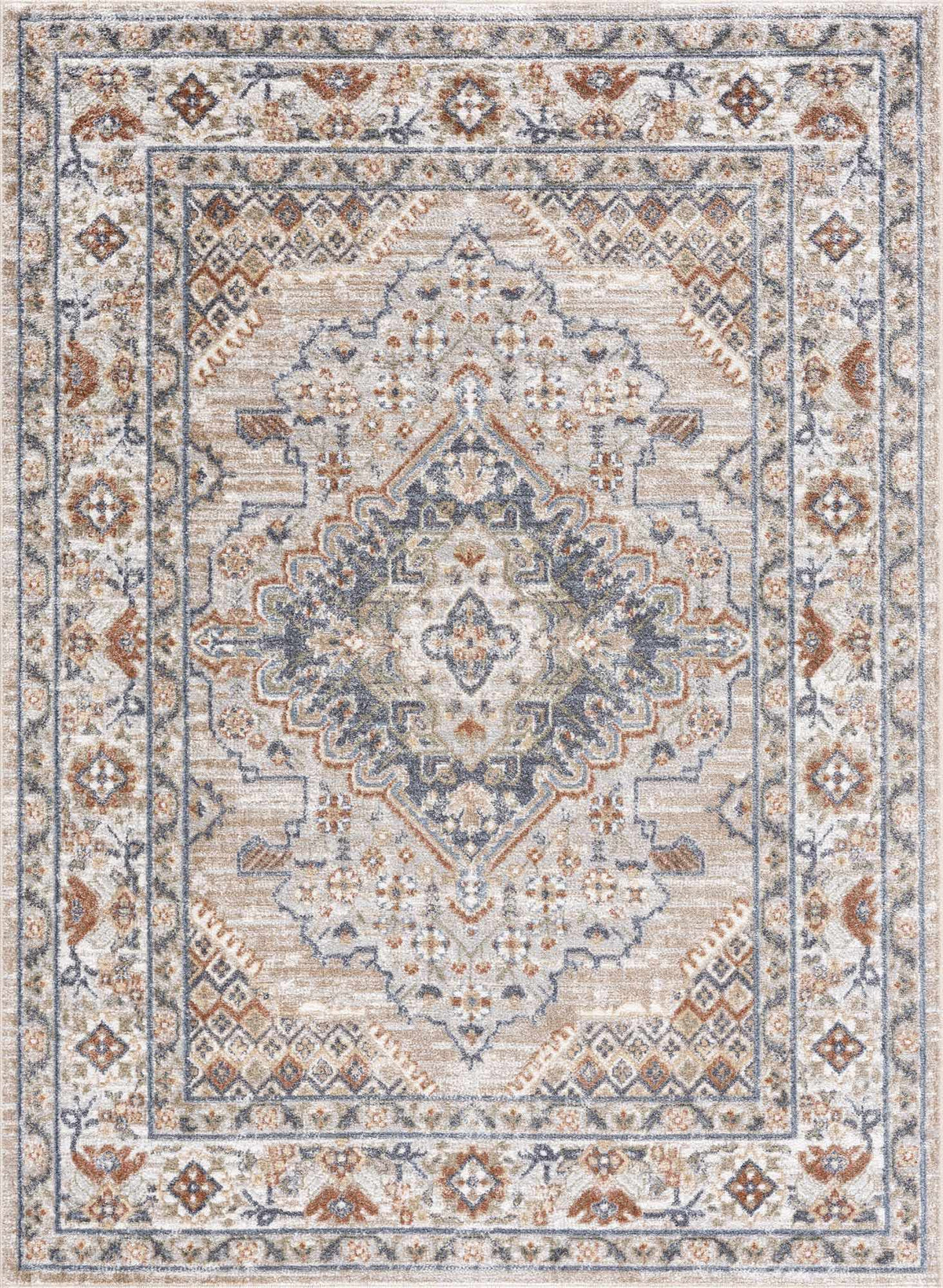 Erez Flat Pile Washable Rug