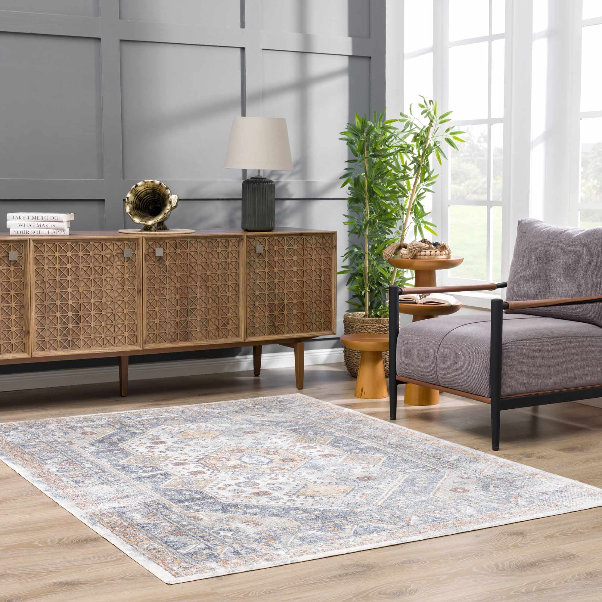 Afya Washable Area Rug by Hauteloom