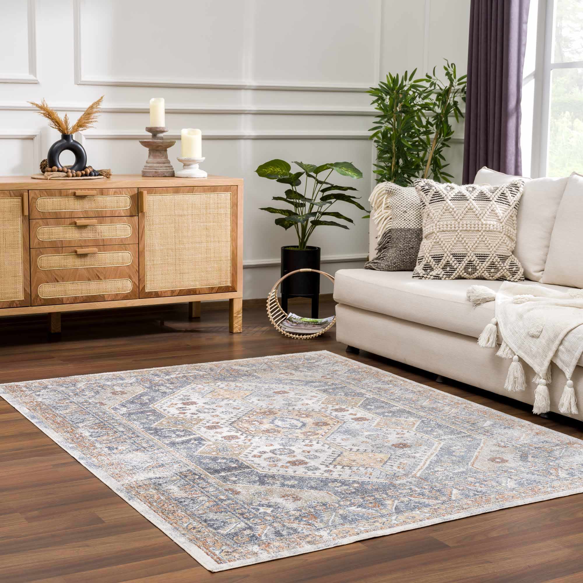 Afya Washable Area Rug by Hauteloom