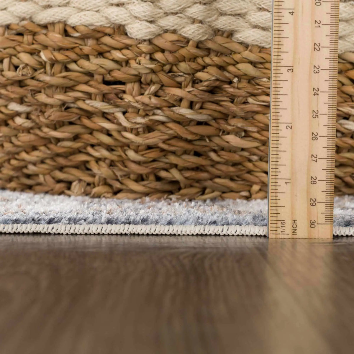 Aurum Blue & Beige Washable Area Rug, photo 9 of 12