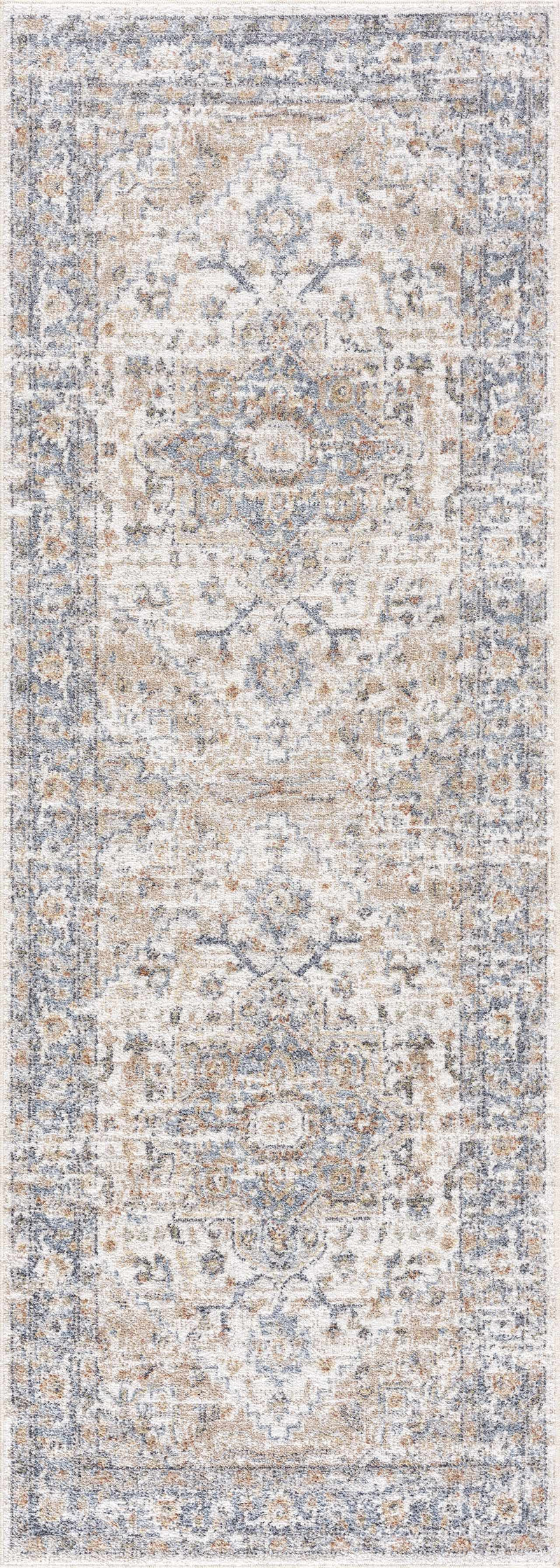 Ezri Cream Washable Area Rug by Boutique Rugs