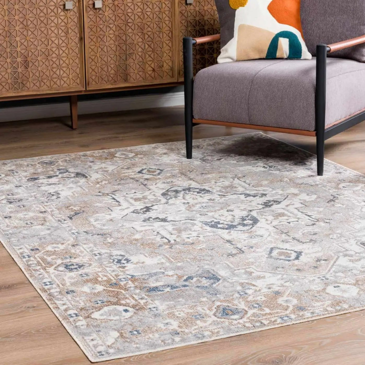 Dobry Boutique Washable Rug, installed in a room 2