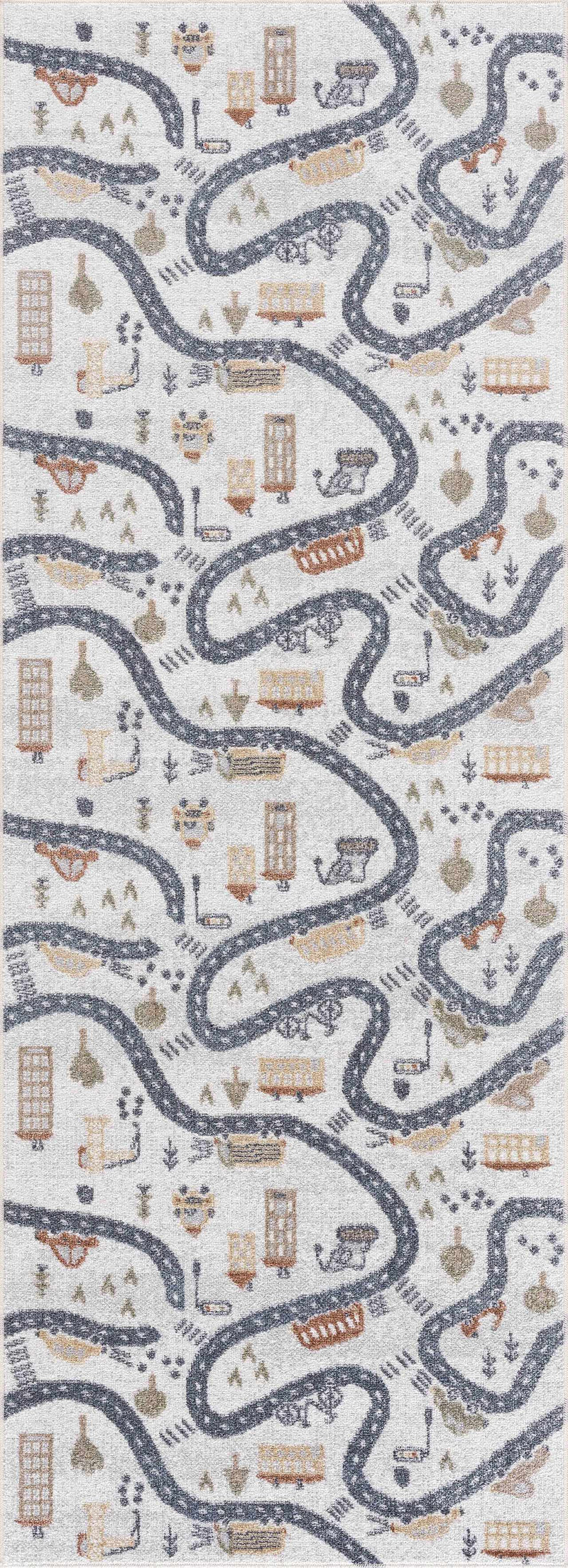 Mave Roads Washable Rug for Kids by Boutique Rugs