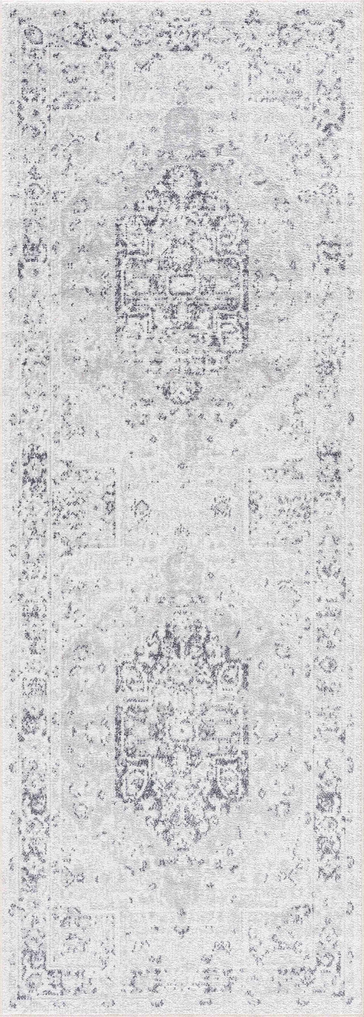 Akram Cream & Antrasit Washable Area Rug, photo 5 of 18