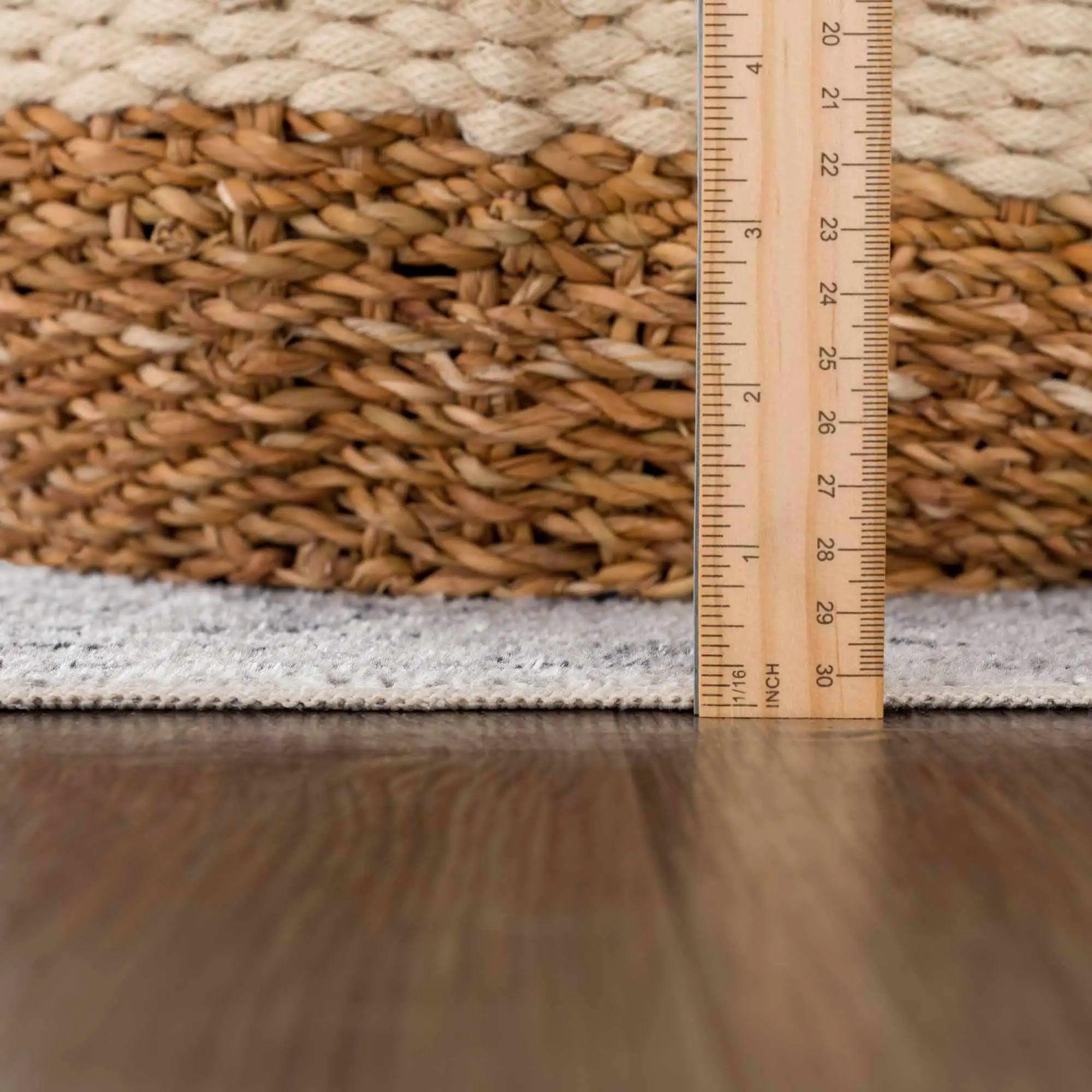 Akram Cream & Antrasit Washable Area Rug by Hauteloom