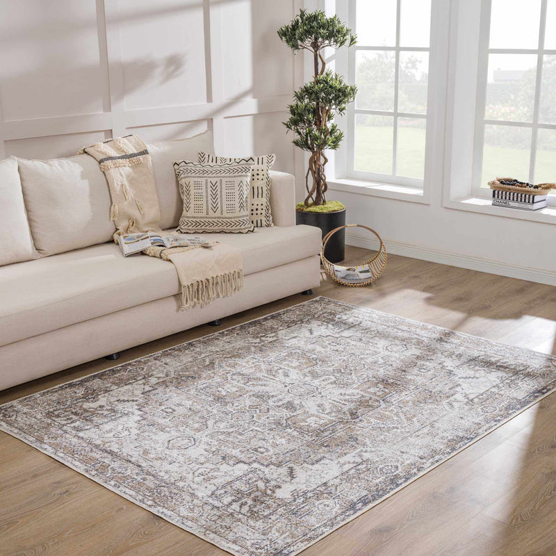 Hera Flat Pile Washable Rug by Boutique Rugs