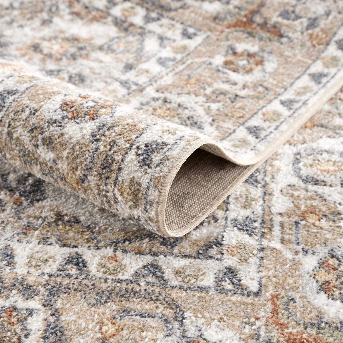 Beige Hiti Washable area rug, photo 7 of 16