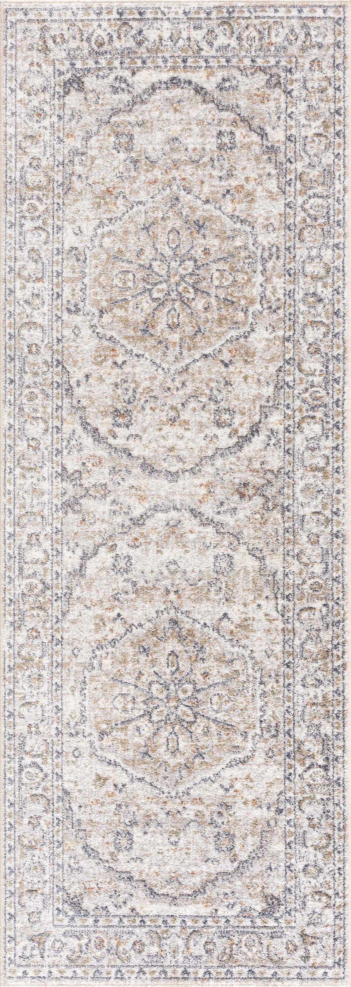 Cream Hiti Washable area rug, photo 6 of 17