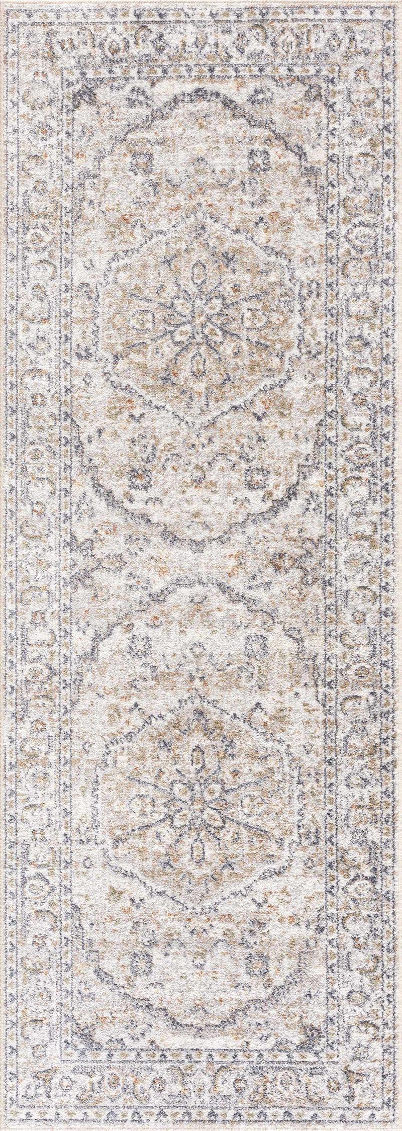 Cream Hiti Washable area rug by Hauteloom