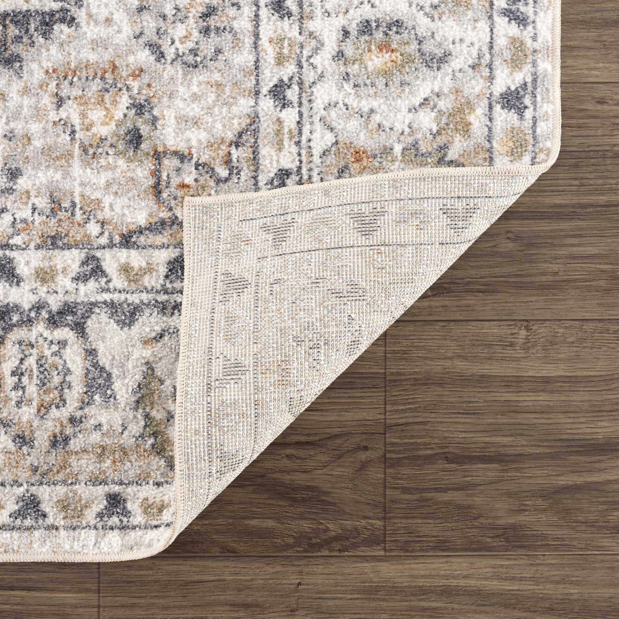 Cream Hiti Washable area rug by Hauteloom