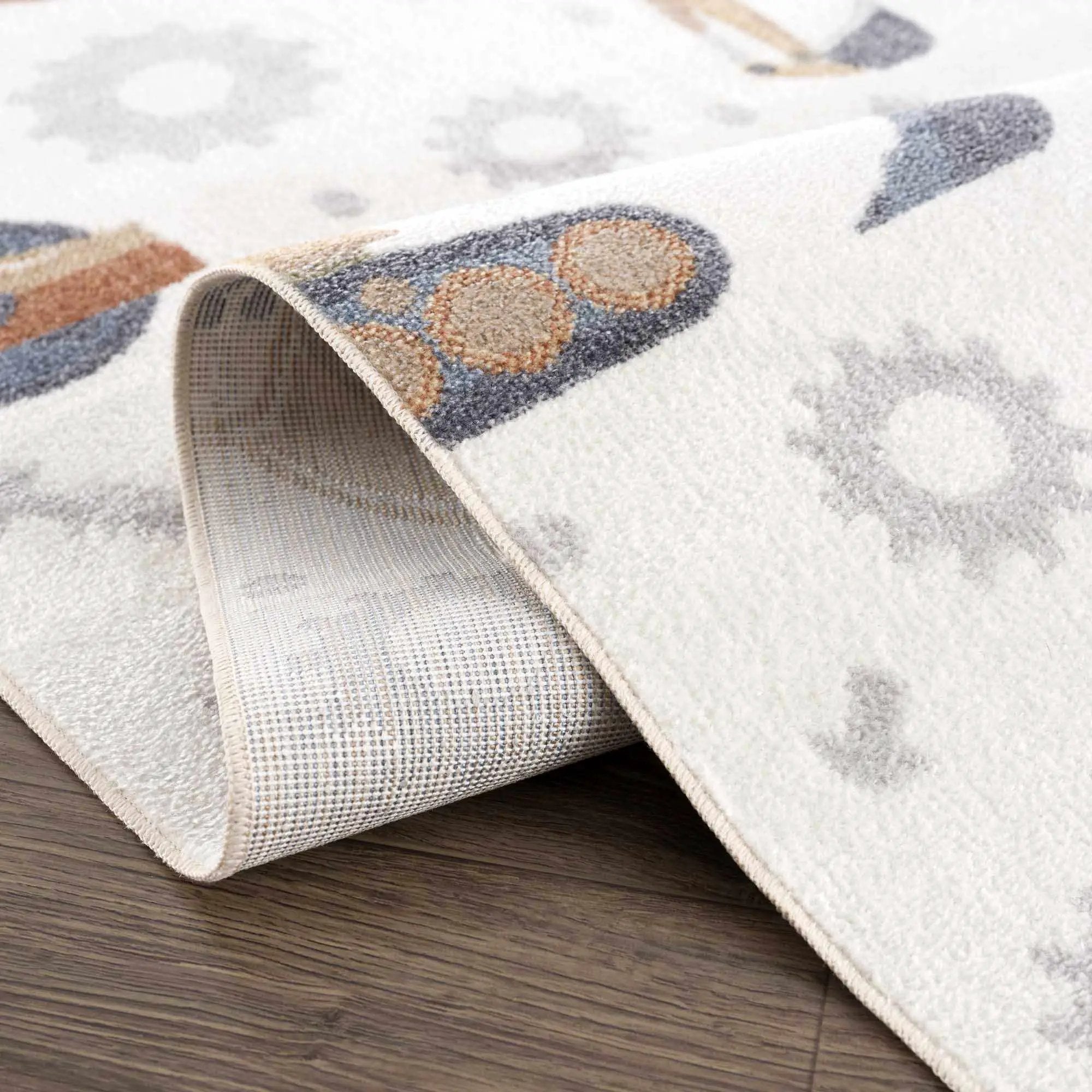 Construction Washable Kids Area Rug by Boutique Rugs