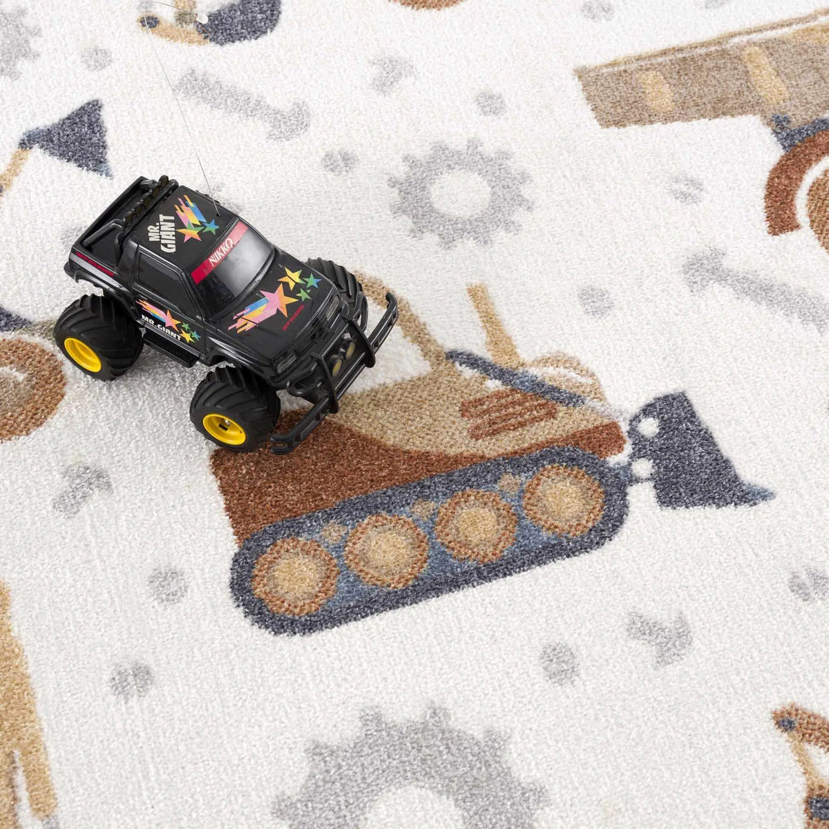 Construction Washable Kids Area Rug, photo 8 of 9