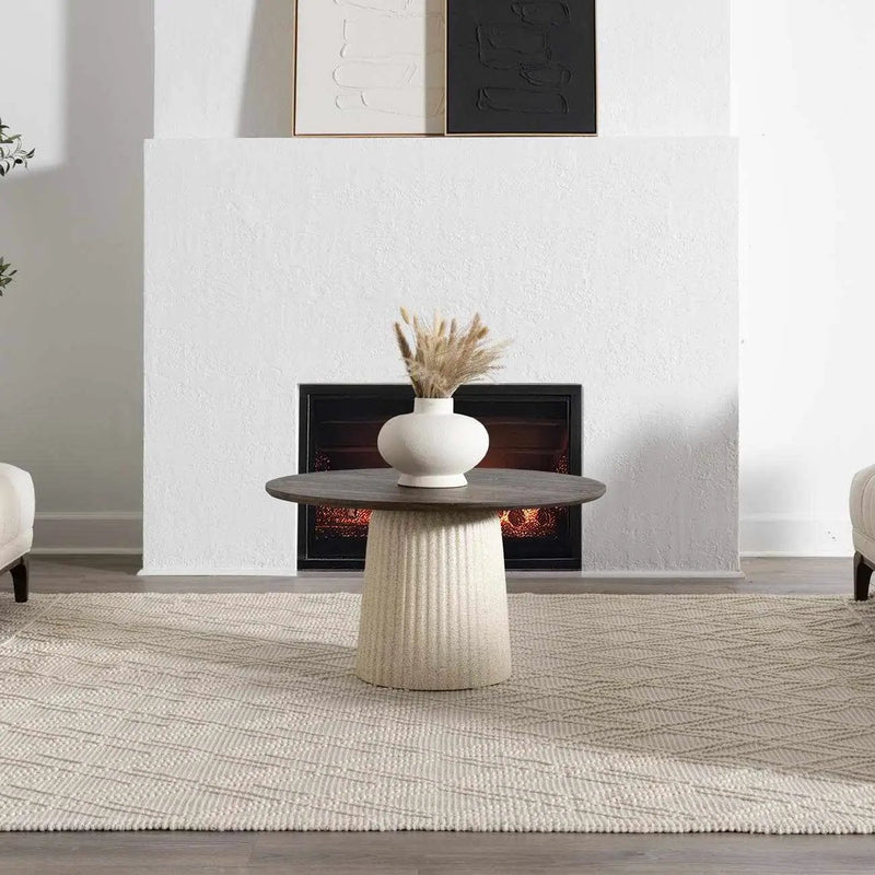 Ramsbury Beige Trellis Wool Rug by Boutique Rugs