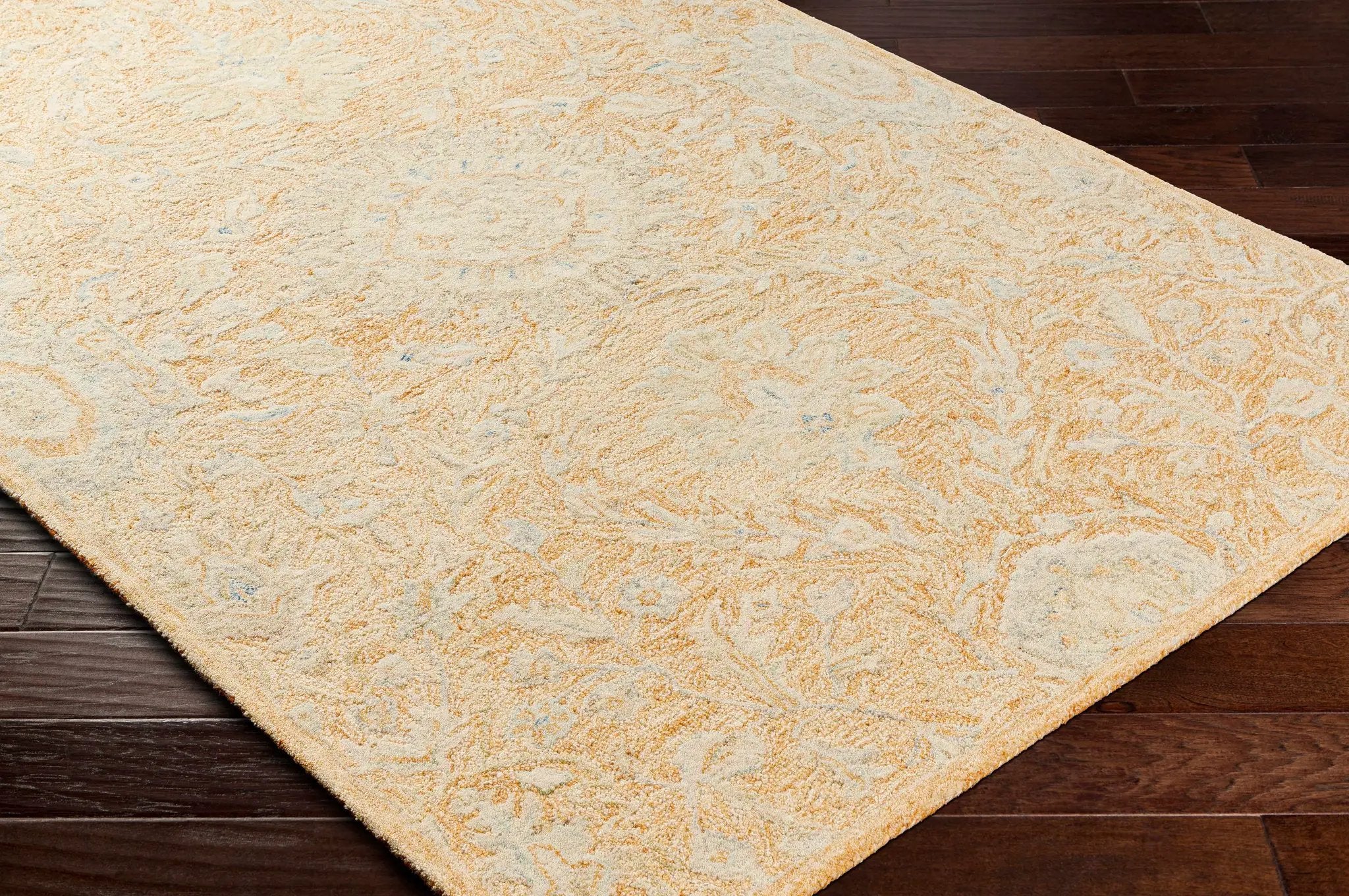 Lonoy 2x3 Small Coral Wool Carpet - Clearance by Boutique Rugs