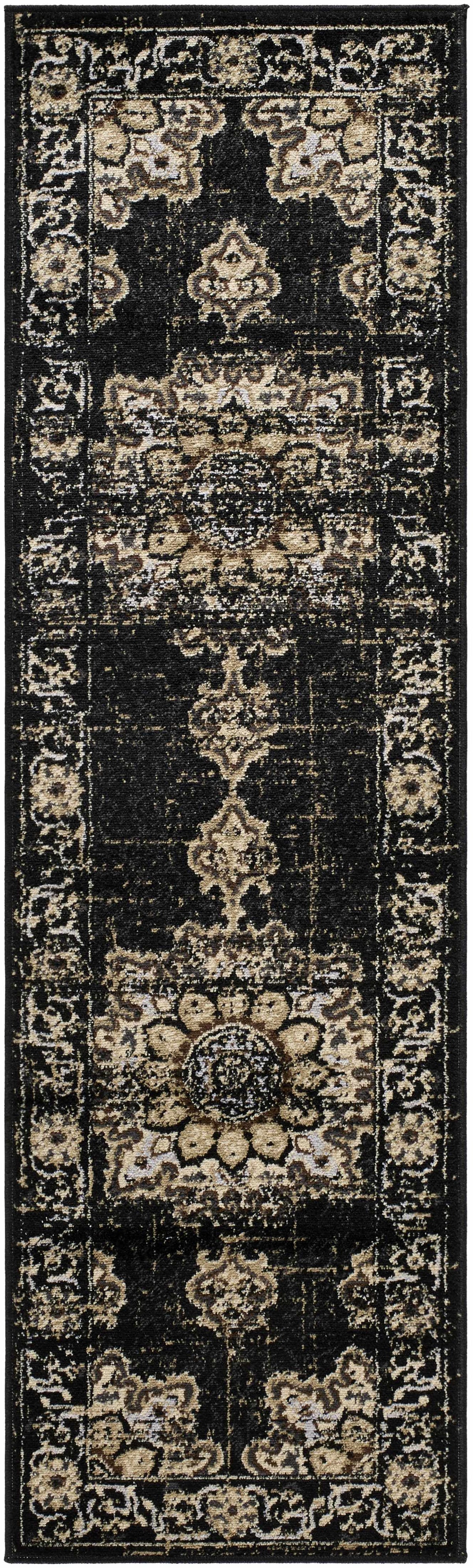 Lostwithiel Black Medallion Rug, photo 9 of 15