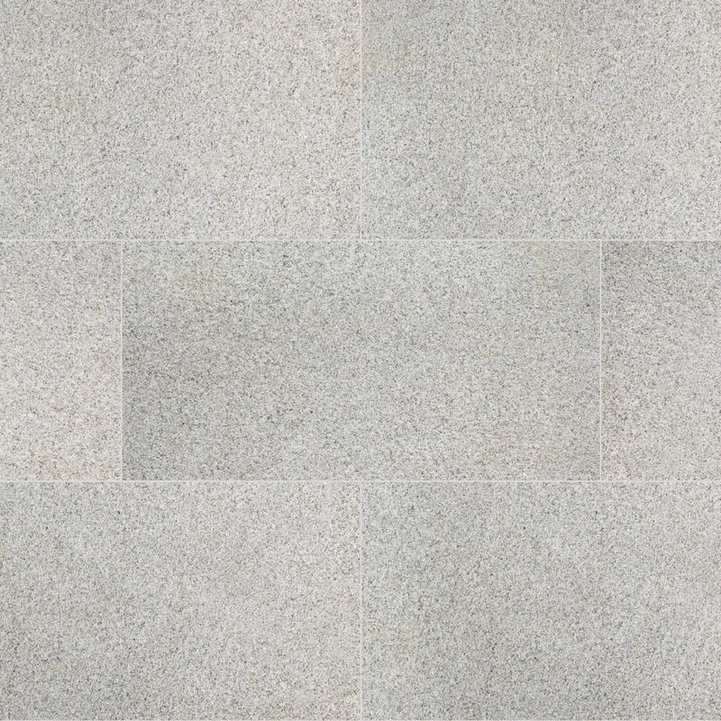 White Mist Granite Paver Flamed 12x24 by MSI Surfaces