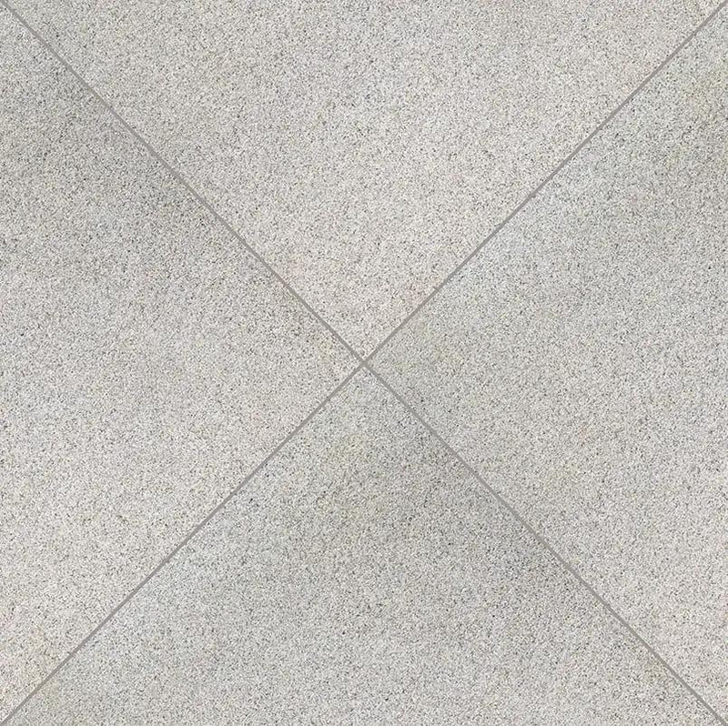 White Mist Granite Paver Flamed 24x24 angled view