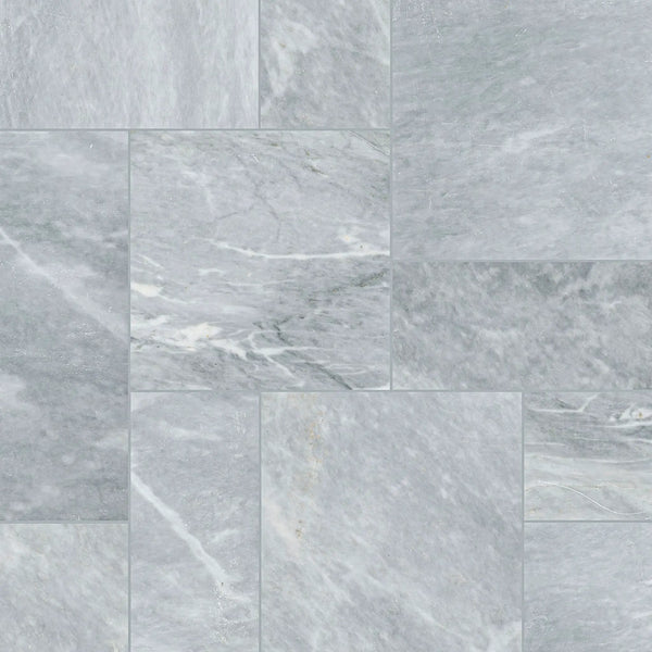 Atlantic Blue Sandblasted Pattern Marble Pavers