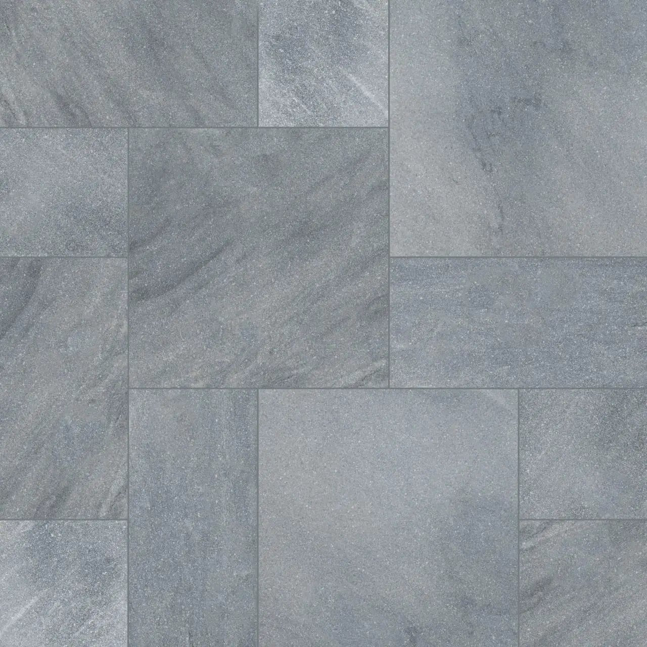 Cosmic Black Pavers Sandblasted Pattern Marble by MSI Surfaces