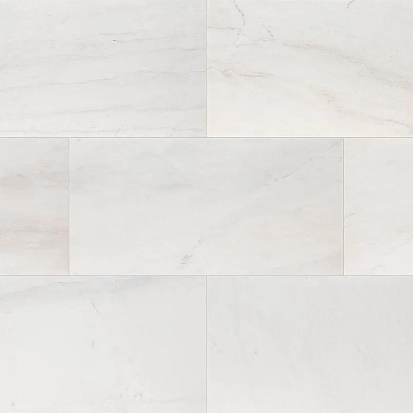 Cosmic White Pavers Sandblasted Marble 16x24 close up