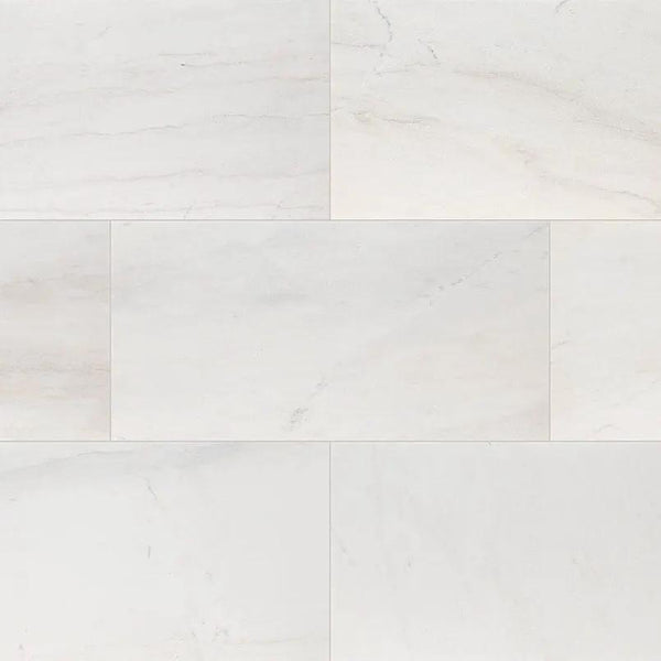 Cosmic White Pavers Sandblasted Marble 16x24