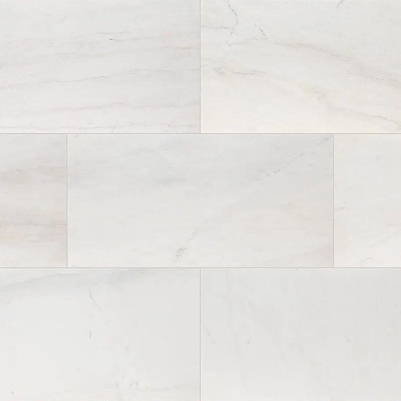 Cosmic White Pavers Sandblasted Marble 16x24 close up