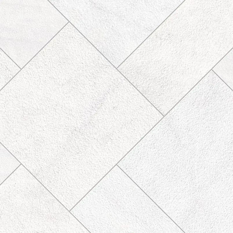 Crystal White Paver Sandblasted Marble Pool Copings 12x24 2.00 inch by MSI Surfaces