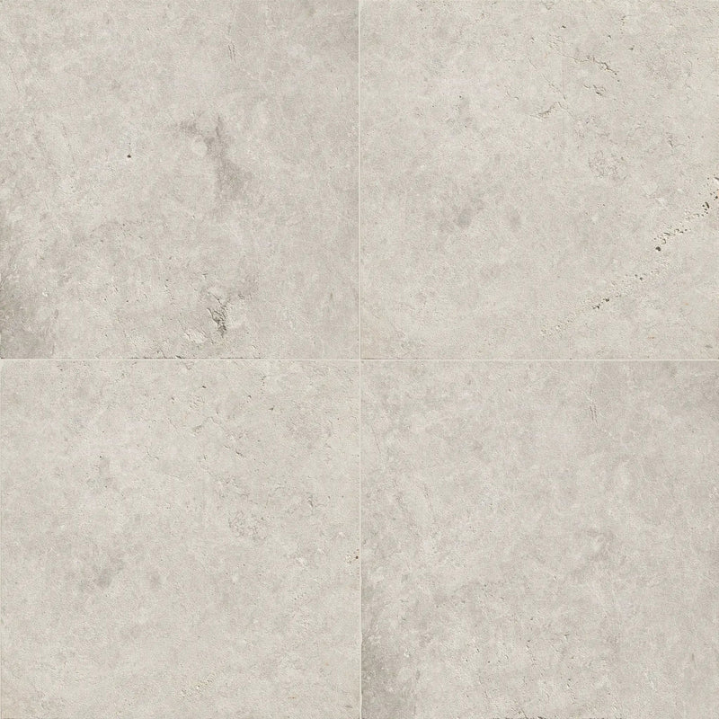 Tundra Gray Sandblasted Marble Pavers 24x24 by MSI Surfaces