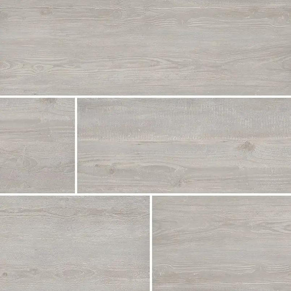 Caldera Grigia Matte Wood Look Porcelain Pavers 16x47