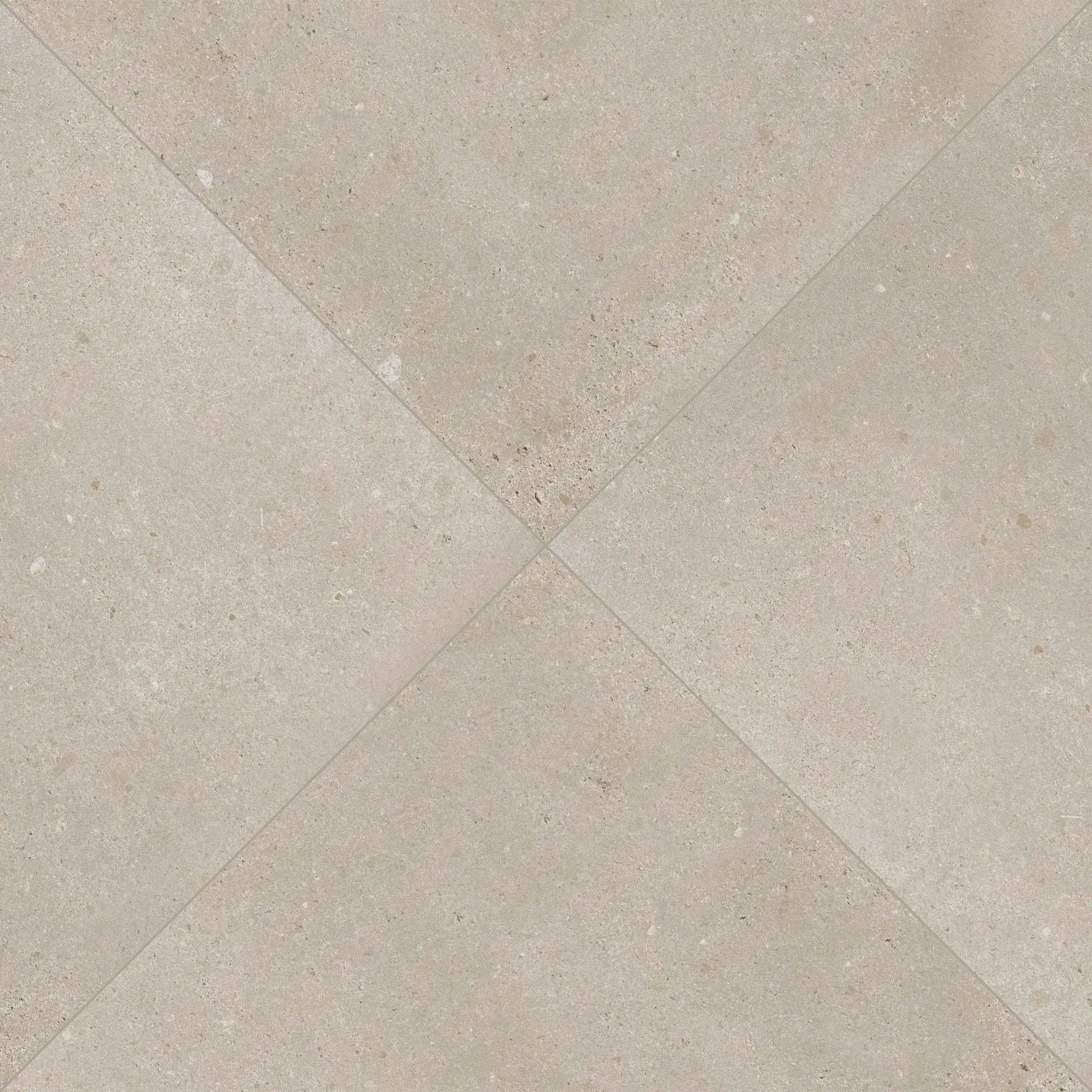 Gritzo Almond Matte Porcelain Pavers 24x48 angled view