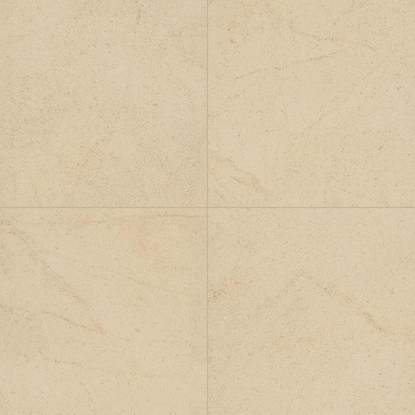 Livingstyle Cream Matte Limestone Look Porcelain Pavers 24x24